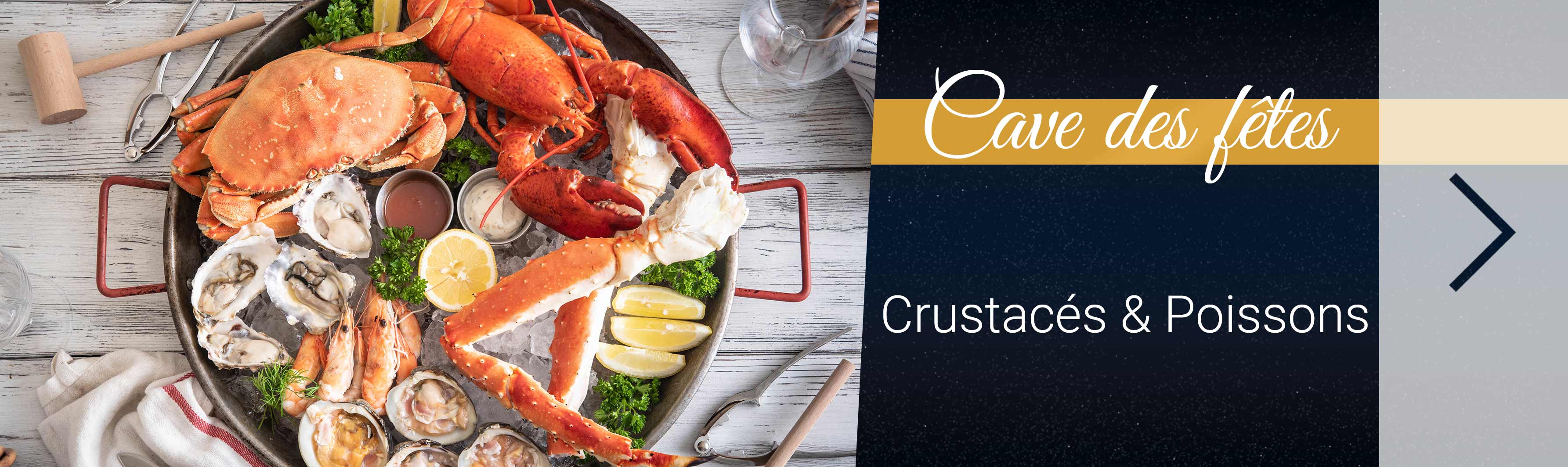 Crustacés et poissons